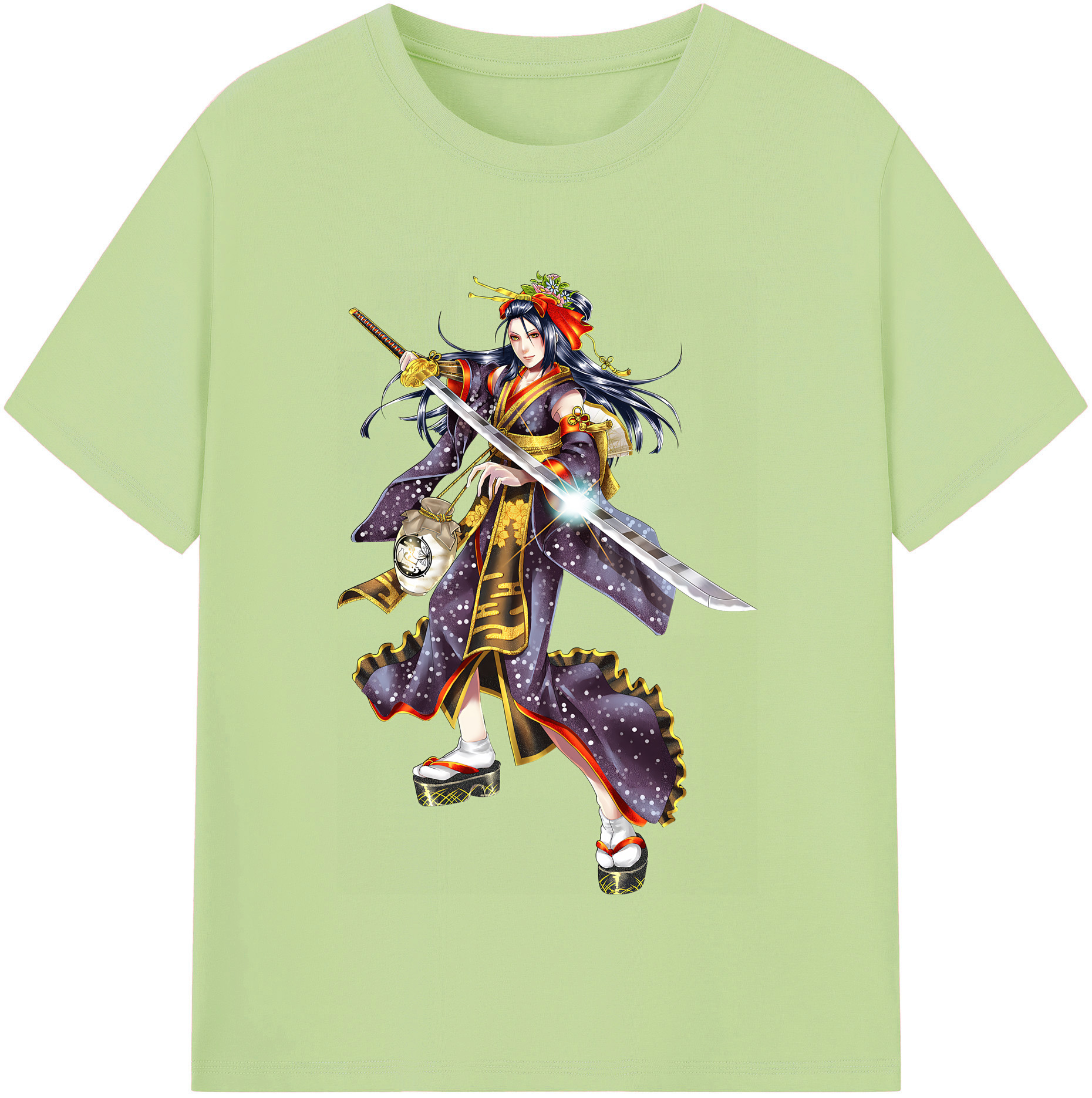 （画像用） 刀剣乱舞 Touken Ranbu 綿100％半袖Tシャツ（フロントプリント）